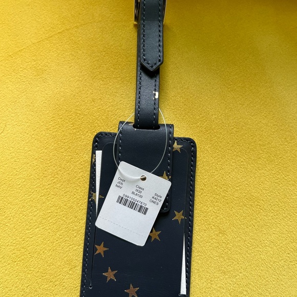 Jcrew foil star print passport holder and luggage tag - Picture 7 of 7